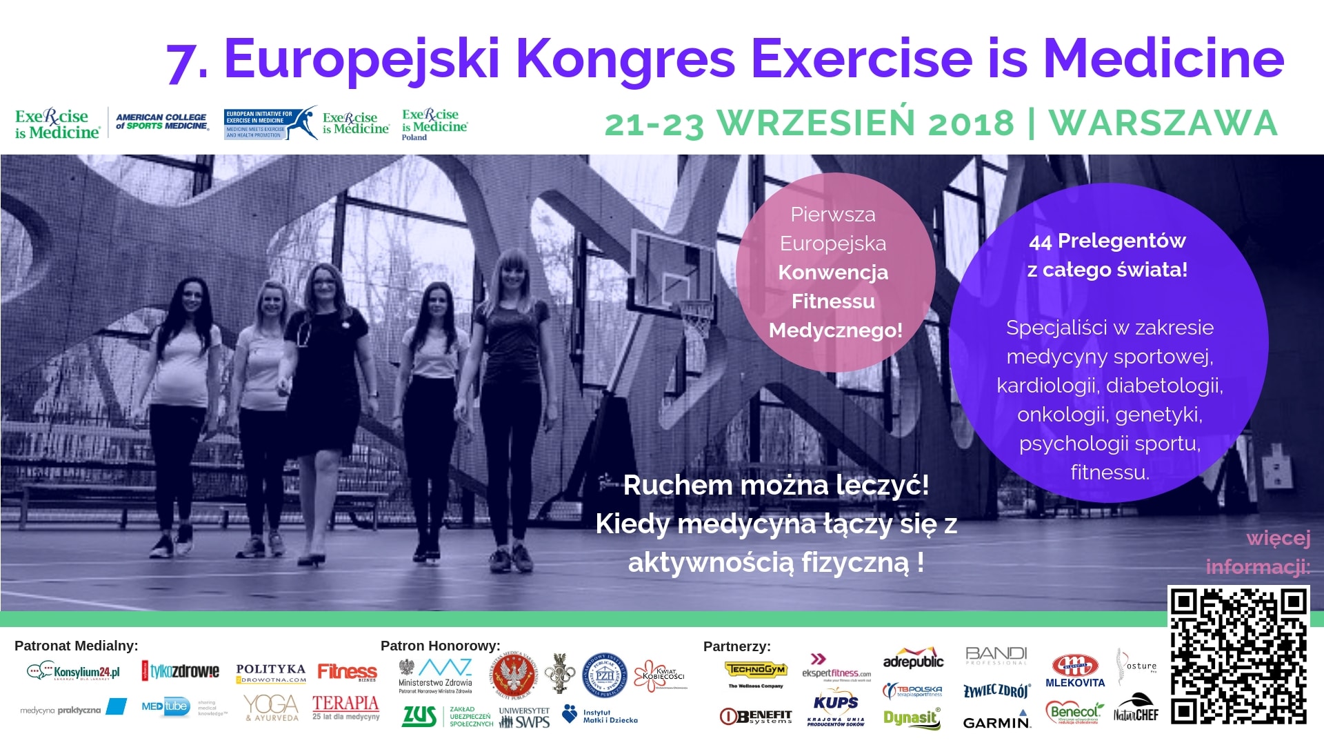 Read more about the article Zaproszenie na 7 Europejski Kongres Exercise is Medicine.