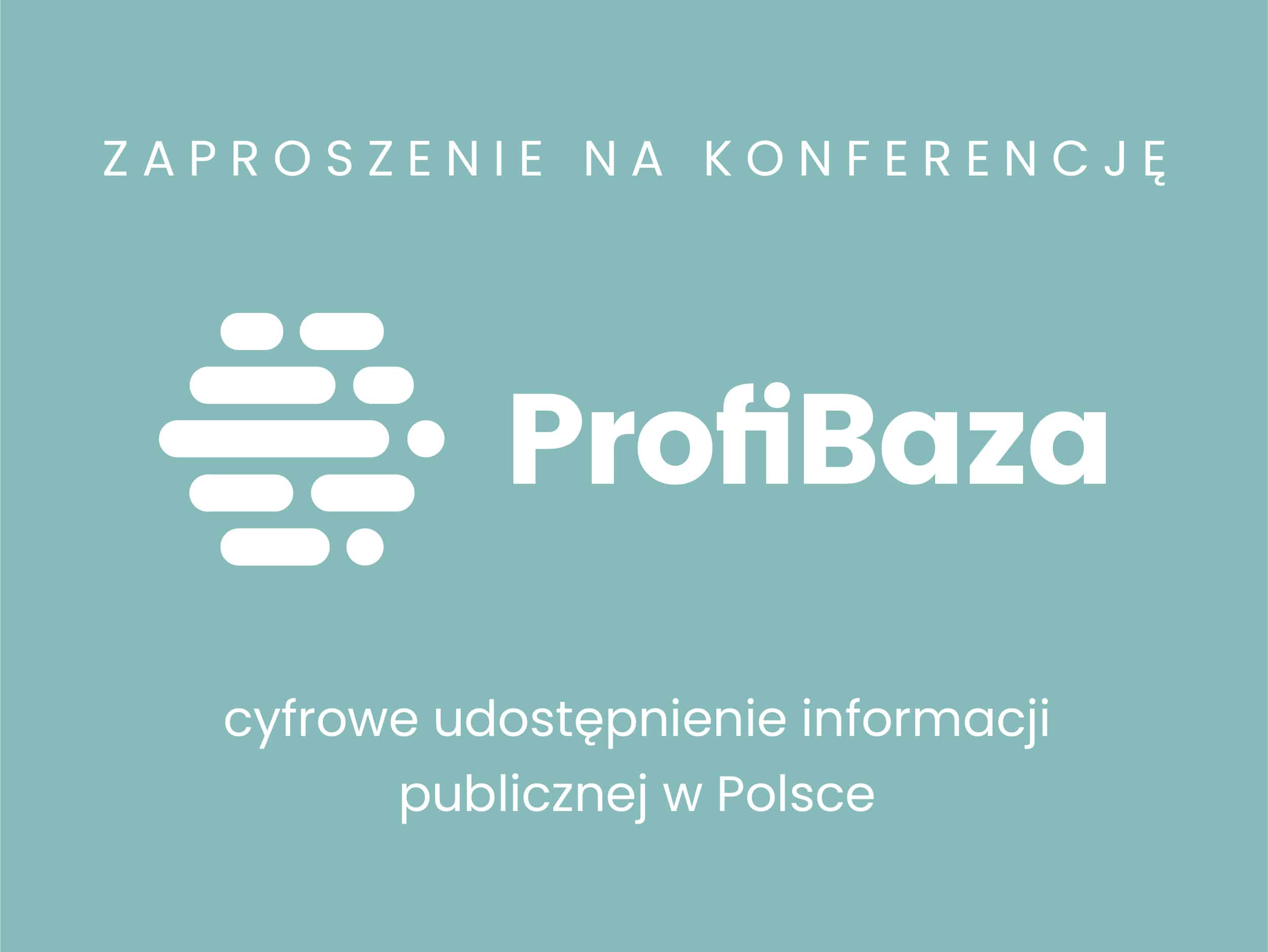 ProfiBaza zaproszenie na konferencję