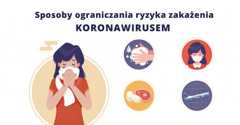Read more about the article Sposoby ograniczania ryzyka zakażenia koronawirusem – plakat do pobrania