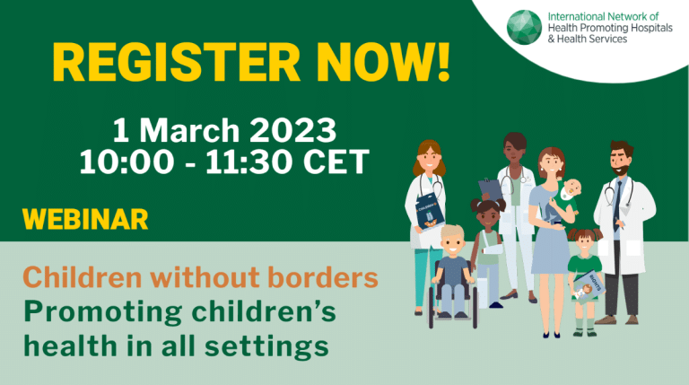 Read more about the article Webinar: Children without borders: Promoting children’s health in all settings