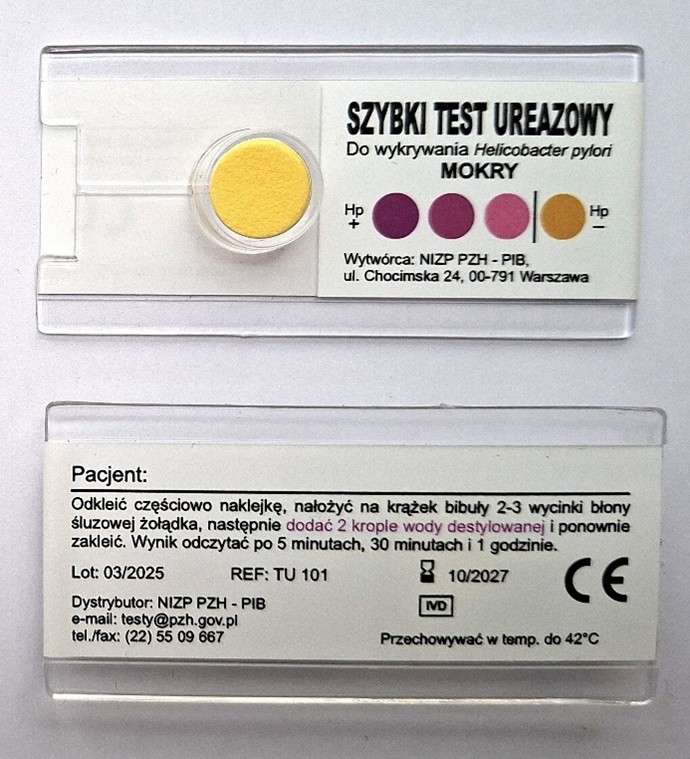 Szybki test uerazowy mokry