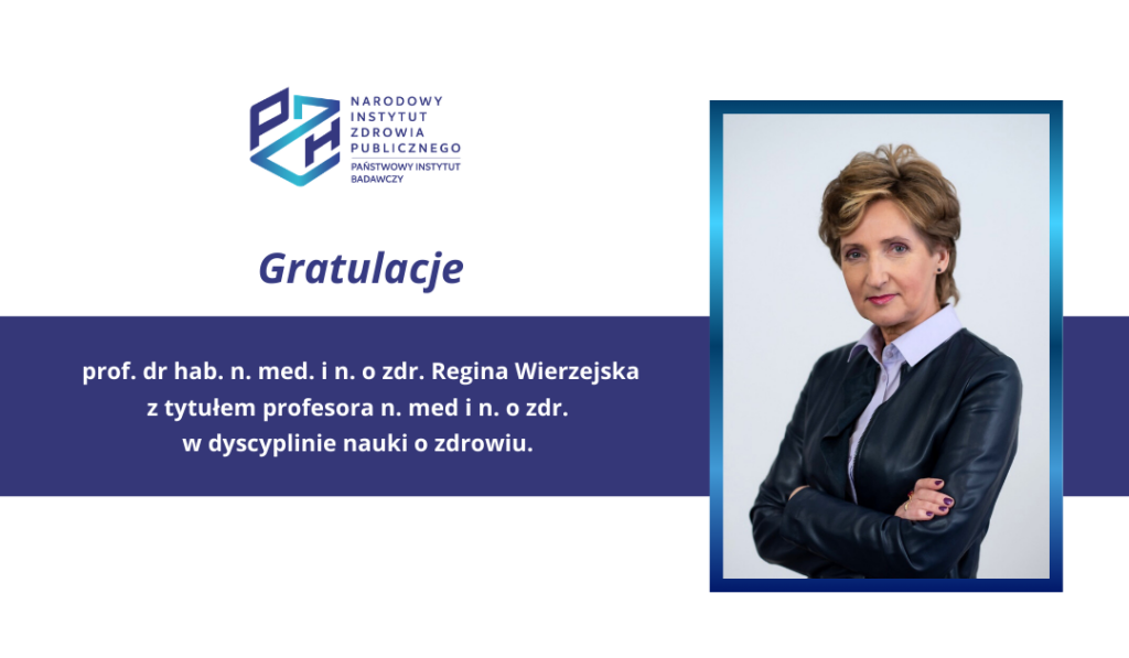 Gratulacje dla prof. Wierzejskiej, która otrzymała tytuł profesora n. med. i n. o zdr. w dziedzinie n. o zdr.